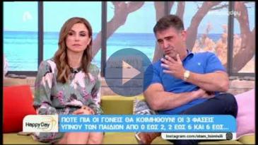 Embedded thumbnail for Happy Day - 24/05/2018, Διαγόρας Ζαργάνης, Οι 3 φάσεις του ύπνου στα παιδιά