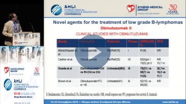 Embedded thumbnail for Σωτήρης Σαχανάς - Νεότεροι βιολογικοί παράγοντες σε λεμφώματα χαμηλής κακοήθειας